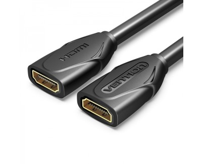 Vention Cable Alargador HDMI Hembra a HDMI Hembra 4K 2.0 - 0.50m - Color Negro