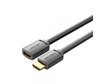 Vention Cable Alargador HDMI Macho a HDMI Hembra 2.0 4K - 0.5m - Color Negro