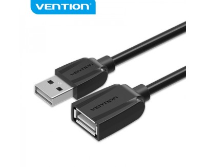 Vention Cable Alargador USB 2.0 Macho a USB Hembra - 0.5m - Color Negro