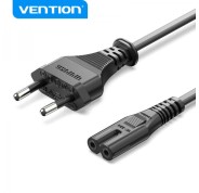 Vention Cable Alimentacion Forma 8 CEE716 Macho a C7 Hembra - 1.8m - Color Negro