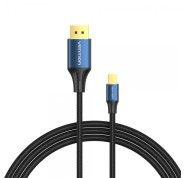 Vention Cable Conversor DisplayPort Macho a Mini DisplayPort Macho 1.4 8K - 2m - Color Negro y Azul