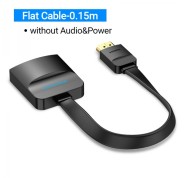 Vention Cable Conversor HDMI Macho a VGA Hembra con Jack 3.5mm - 0.15m - Color Negro
