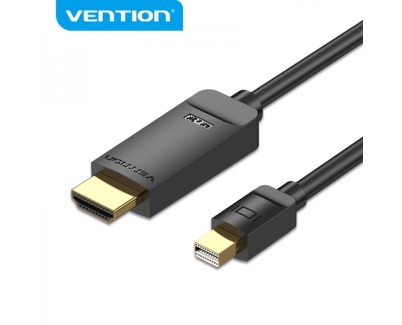Vention Cable Conversor Mini Displayport Macho a HDMI Macho - 2m - Color Negro