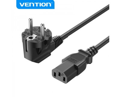 Vention Cable de Alimentacion EU a C13 - 1.8m - Color Negro