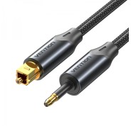 Vention Cable de Audio de Fibra Optica - 1.5m - Color Negro