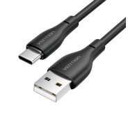 Vention Cable de Carga Interfaz USB-A/USB-C - Velocidad 480Mbps - Alimentacion 3A - Potencia 15W - Color Negro