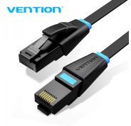 Vention Cable de Red Plano UTP RJ45 Cat.6A - 8m - Color Negro
