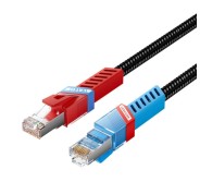 Vention Cable de Red SFTP RJ45 Cat.8 -  0.5m - Gaming - Color Negro