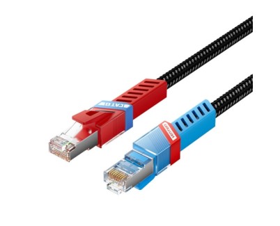 Vention Cable de Red SFTP RJ45 Cat.8 -  0.5m - Gaming - Color Negro