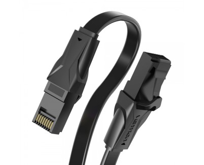 Vention Cable de Red UTP RJ45 Cat6 Plano - 30m - Color Negro