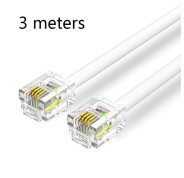 Vention Cable de Telefono RJ11 - 3m - Color Blanco