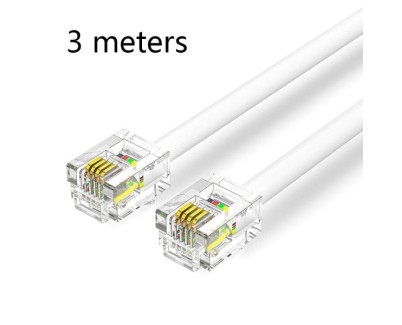 Vention Cable de Telefono RJ11 - 3m - Color Blanco