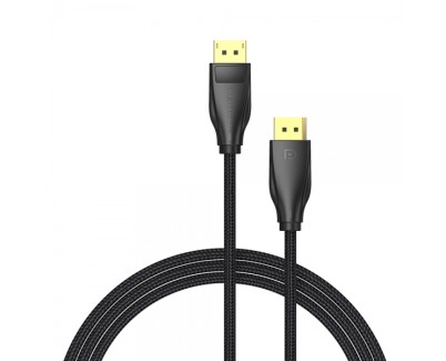 Vention Cable DisplayPort 1.4 8K DP a DP Algodon Trenzado - 2m - Color Negro