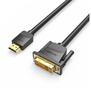 Vention Cable DVI Macho a HDMI Macho - 5m - Color Negro