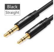 Vention Cable Estereo Jack 3.5 Macho a Jack 2.5 Macho - 0.5m - Color Negro