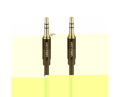 Vention Cable Estereo Jack 3.5 Macho a Jack 3.5 Macho - 1.5m - Color Negro