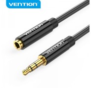 Vention Cable Extension Estereo Jack 3.5 Macho a Jack 3.5 Hembra - 1m - Color Negro
