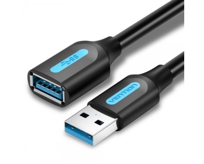 Vention Cable Extension USB 3.0 A Macho a A Hembra - 3m - Color Negro