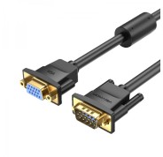 Vention Cable Extension VGA Macho a Hembra - 2m - Color Negro