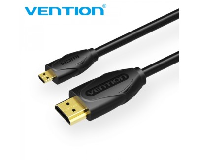 Vention Cable HDMI 1.4 Macho a Micro HDMI Macho - 1m - Color Negro