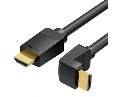 Vention Cable HDMI Macho a HDMI Macho 4K 2.0 Acodado 90º - 2m - Color Negro
