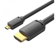 Vention Cable Micro HDMI Macho a HDMI Macho 2.0 4K - 1m - Color Negro