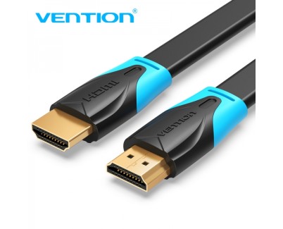 Vention Cable Plano HDMI 2.0 Macho a Macho 4K - 5m - Color Negro