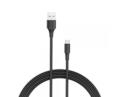 Vention Cable USB 2.0 Macho a MicroUSB Macho - 2m - 3A - 60W - 480Mbps - Color Negro