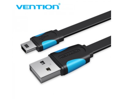 Vention Cable USB 2.0 Macho a Mini USB Macho - 0.5m - Azul y Negro