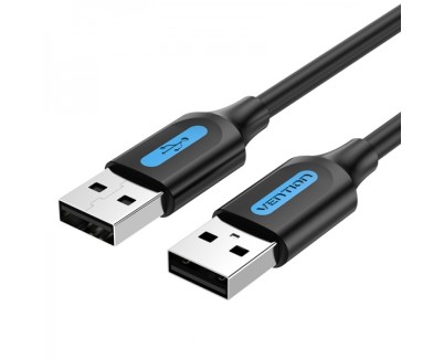 Vention Cable USB 2.0 Macho a USB Macho - 1m - Color Negro