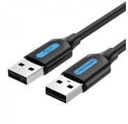 Vention Cable USB 2.0 Macho a USB Macho - 2m - Color Negro