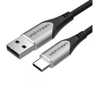 Vention Cable USB-A Macho a USB-C Macho 3A 60W 480Mbps - 0.25m - Color Gris