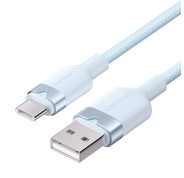Vention Cable USB-C 2.0 a USB-A 3A 60W - 1m - Trenzado - Color Azul
