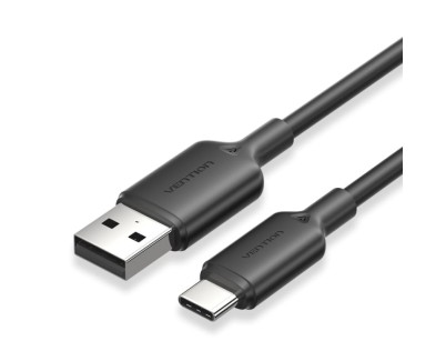 Vention Cable USB-C 2.0 a USB-A 3A 60W - 2m - PVC - Color Negro