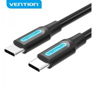 Vention Cable USB-C Macho a USB-C Macho - 3m - 3A - PD60W - Color Negro