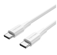 Vention Cable USB-C - Potencia hasta 60W - Longitud 0.5m - Carcasa de PVC - Velocidad hasta 480Mbps - Color Blanco