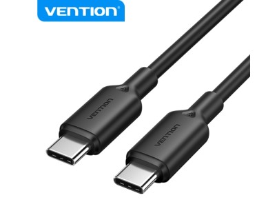 Vention Cable USB - Conector Niquelado - Potencia 60W - Corriente Max. 3A - 2 Metros - Color Negro