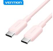 Vention Cable USB - Conector Niquelado - Potencia 60W - Corriente Max. 3A - Color Rosa