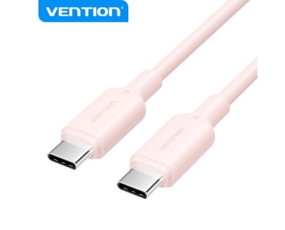 Vention Cable USB - Conector Niquelado - Potencia 60W - Corriente Max. 3A - Color Rosa