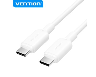 Vention Cable USB - Niquelado - 60W - 3A - Color Blanco