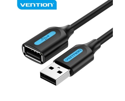 Vention CableTech USB 2.0 Extensor - Conector a Macho a a Hembra - 50 cm - Alta Compatibilidad - Color Negro