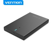 Vention Carcasa USB 3.1 Gen 2-C - Transferencia 6 Gbps - UASP y Trim - Modo Suspension - Proteccion ABS - Facil Instalacion - Color Negro