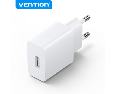 Vention Cargador de Pared USB-A 5W 1A PSD15-5W - Color Blanco - EU