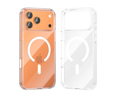 Vention Concise Impact Funda Rigida para Iphone 17 Pro - Anillo Magnetico MagSafe - Compatible con Carga Inalambrica - Resistente al Amarilleo - Color Transparente