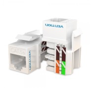 Vention Conector de Red UTP RJ45 Cat.6 - Blanco y Negro