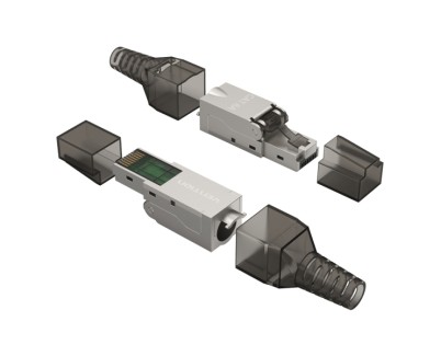 Vention Conector para Cable de Red RJ45 Cat.6 FTP - Sin Herramientas - Color Gris