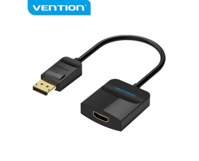 Vention Conversor Displayport Macho a HDMI Hembra - 0.15m - Color Negro