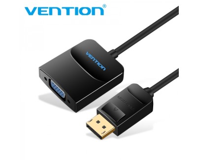 Vention Conversor Displayport Macho a VGA Hembra - 0.15m - Color Negro