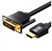 Vention Conversor DVI-D Macho a HDMI Macho - 1.5m - Color Negro