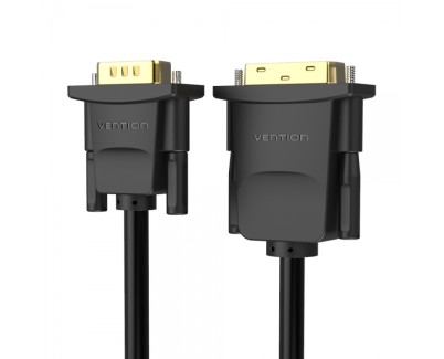 Vention Conversor DVI Macho a VGA Macho - 1.5m - Color Negro